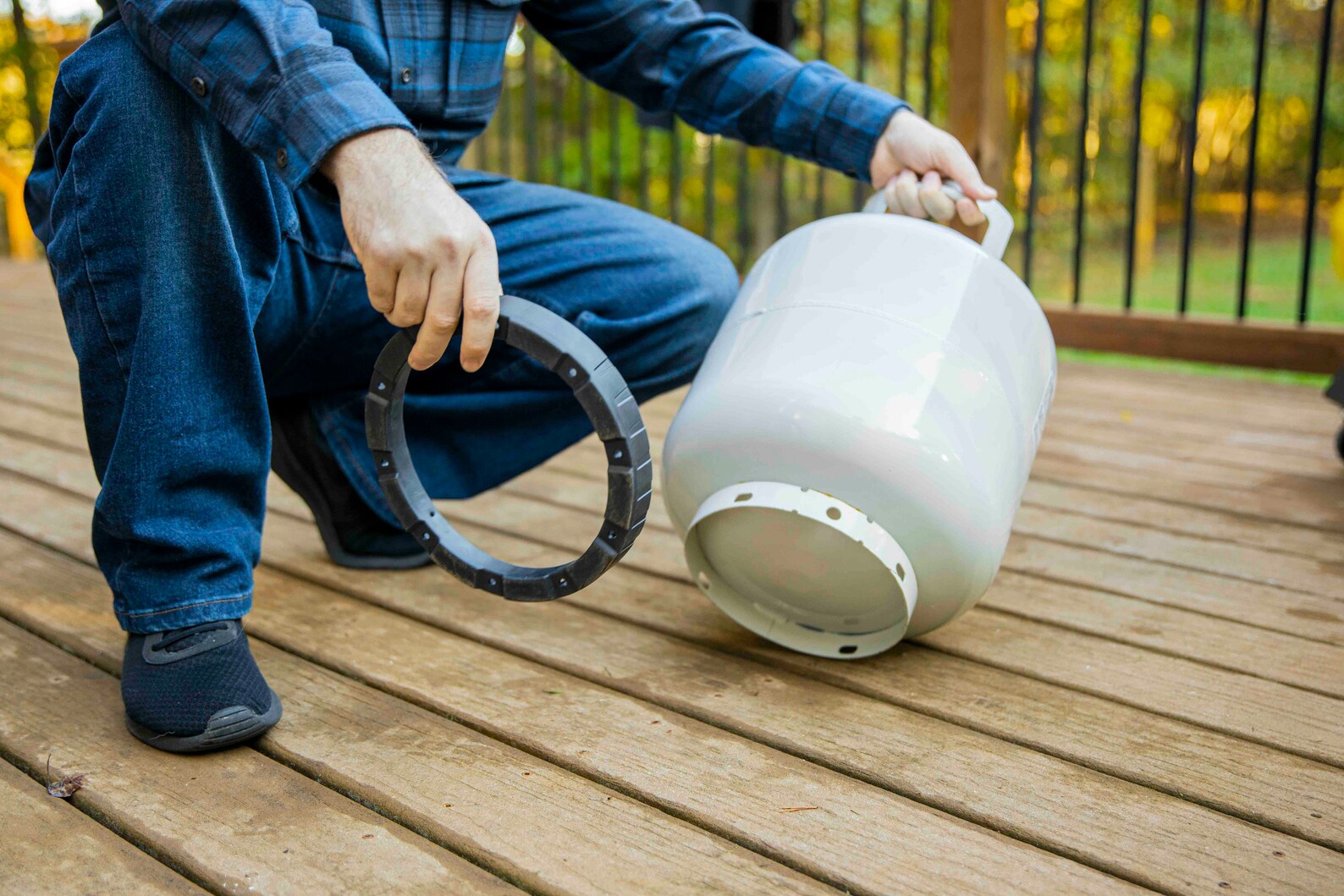 The Ringer Propane Tank Holder Tank Support Halo/Ring Etsy