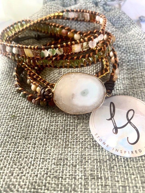 Natural healing wrap bracelet deals