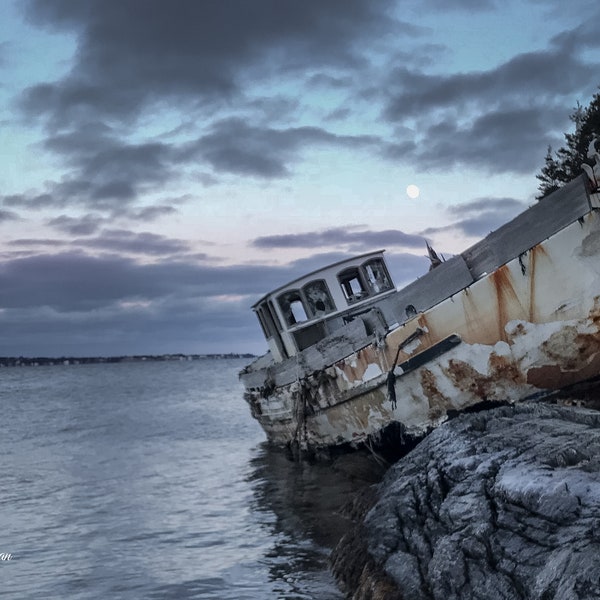 Bateau abandonné