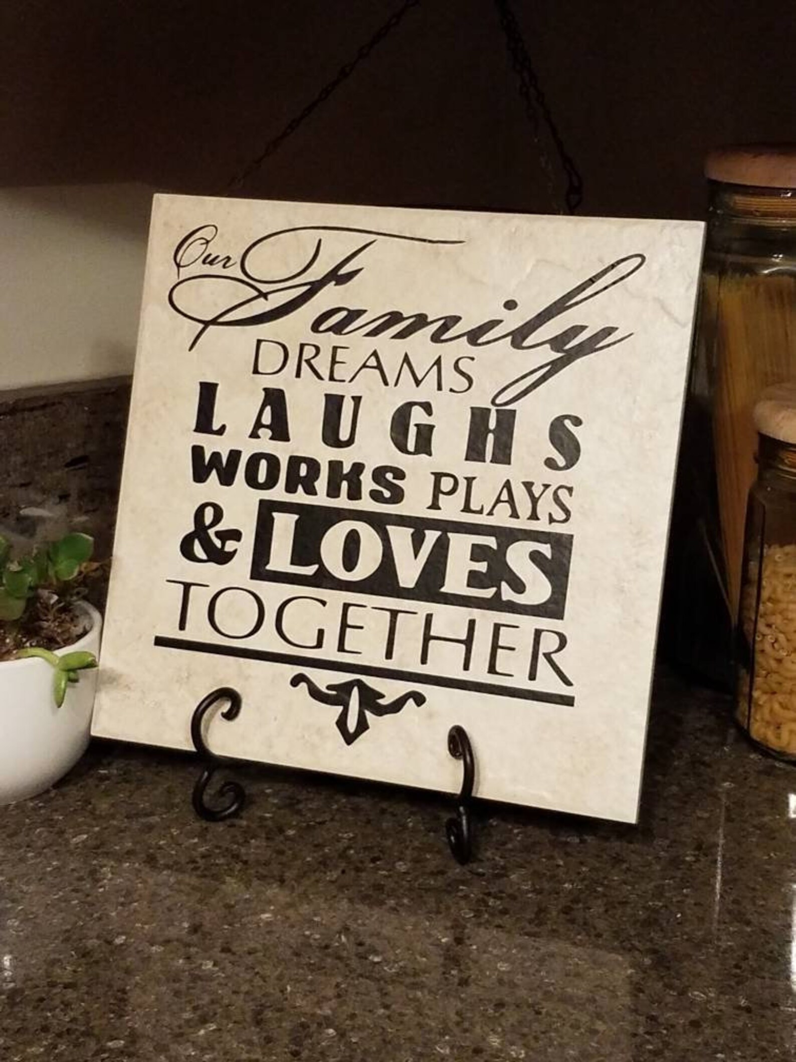 12 X 12 Ceramic Tile Quotes Etsy