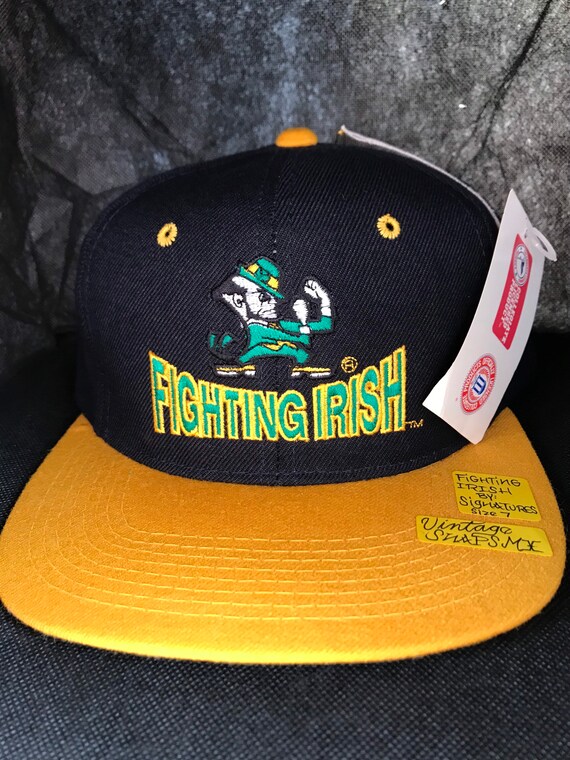 notre dame fitted cap