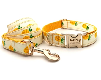 pineapple dog leash