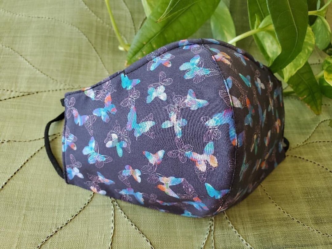 Butterfly Pattern Mask - Etsy