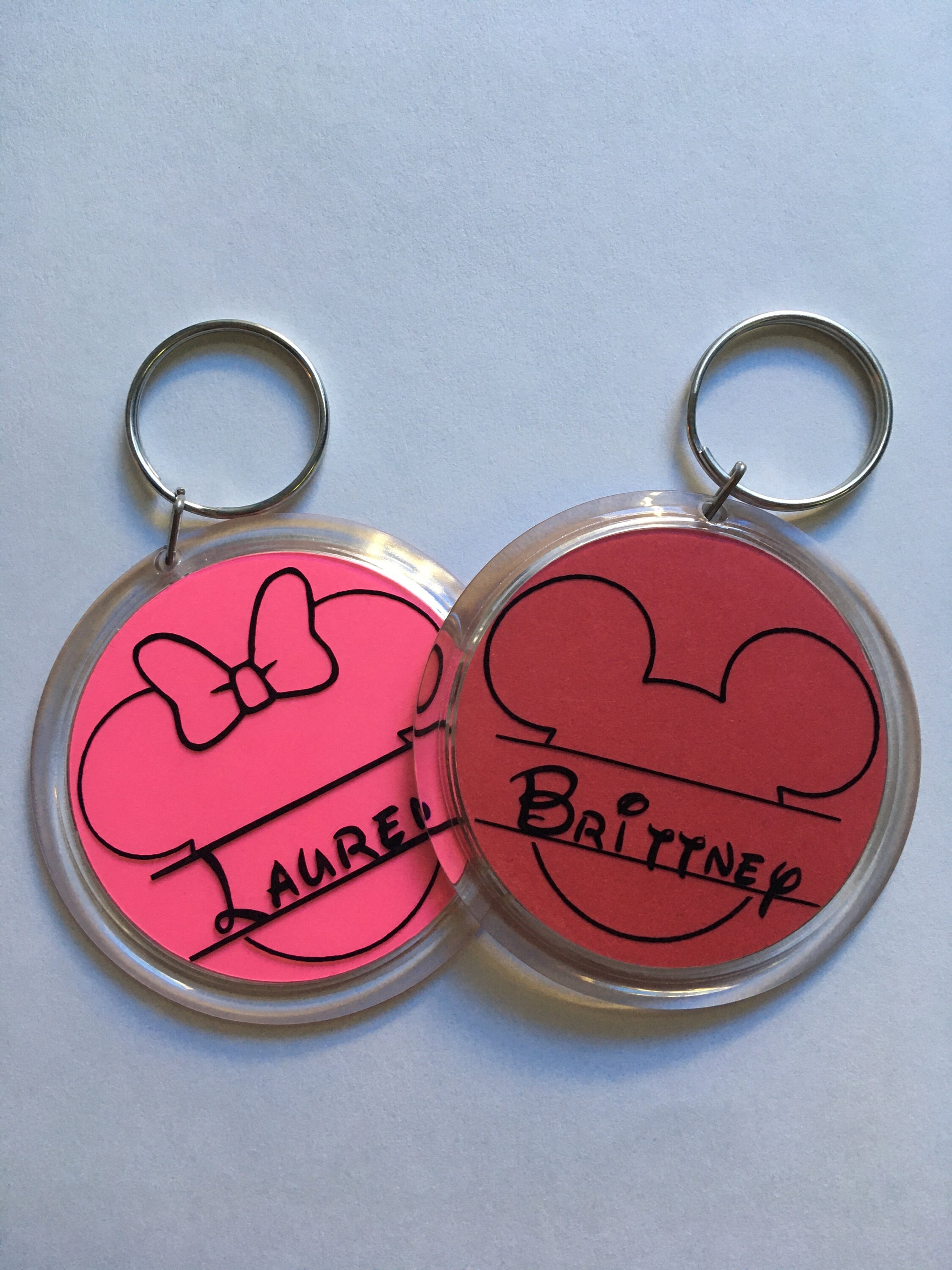 Personalized Key Chains Disney Inspired Etsy