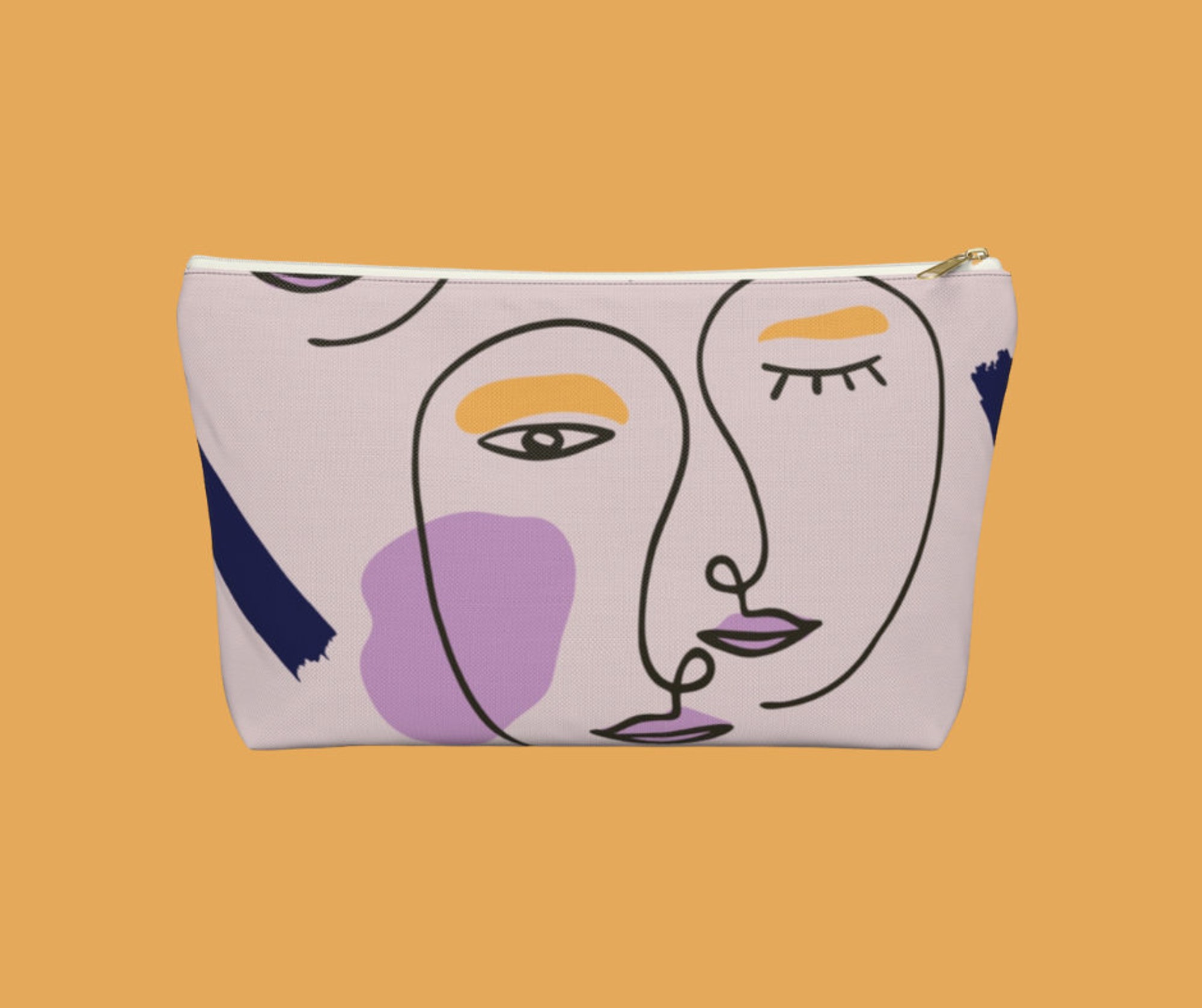 Discover Bolsa para Accesorios Una Línea Minimalista Arte