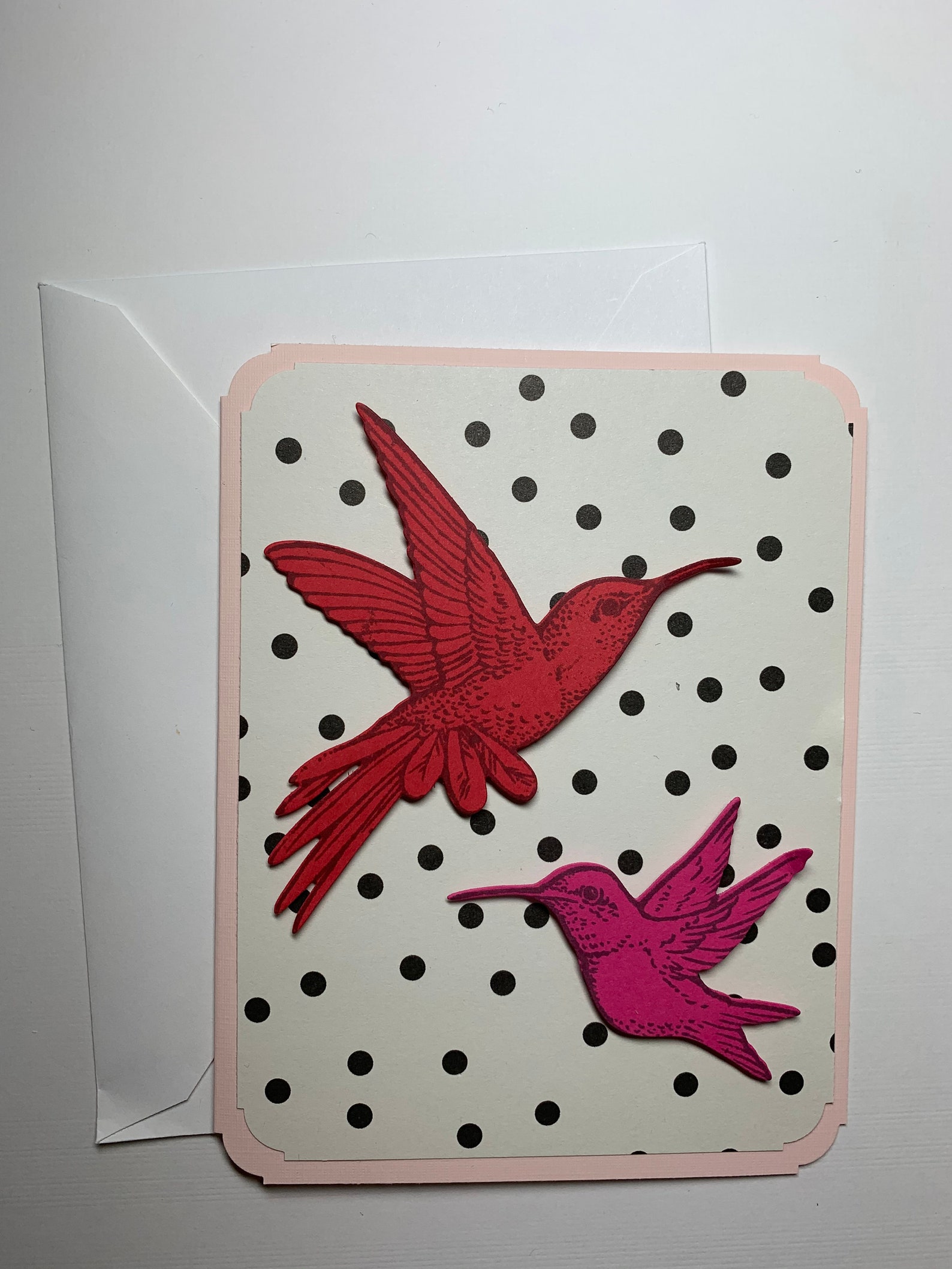 Hummingbird Card Etsy