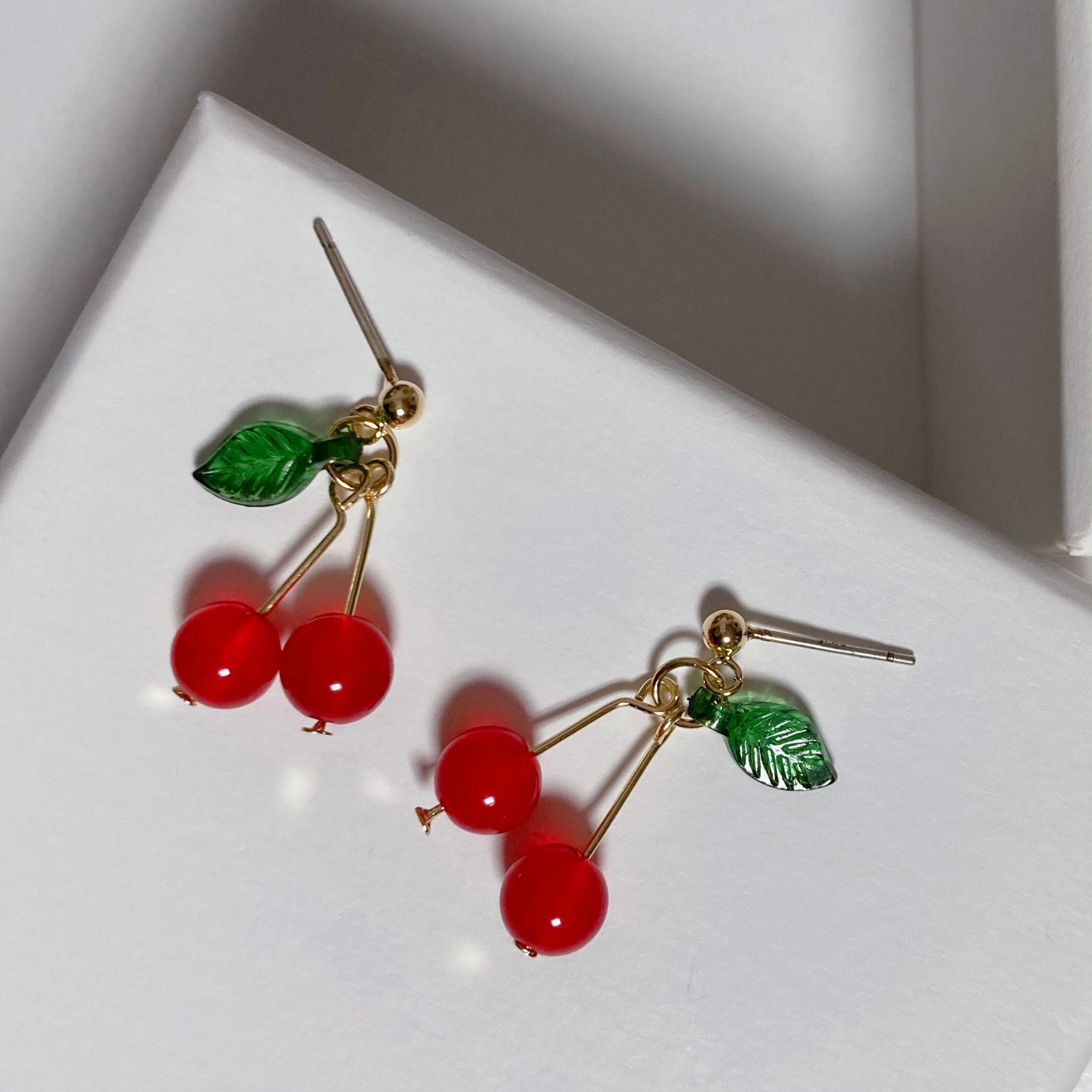 Accessories for Women Red Cherry Earrings for Women Fruit Statement Dangle  Earring Wedding Party Korean Jewelry