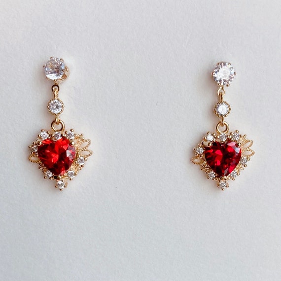 Triple Heart Drop Earrings  Buy Silver Triple Heart Drop Earrings  Jewellery Online