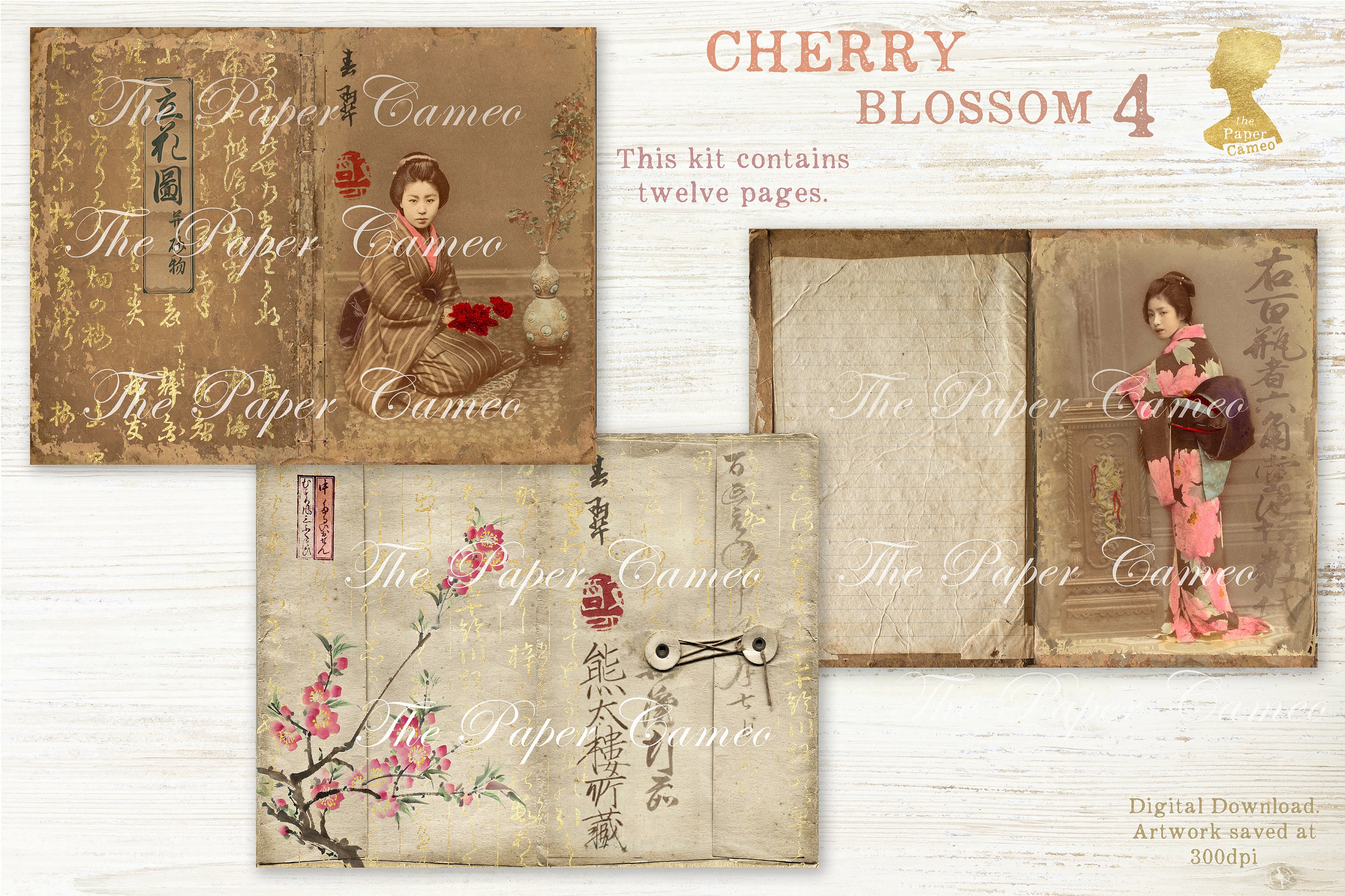 専用 ジャンクジャーナル Cherry Blossom4