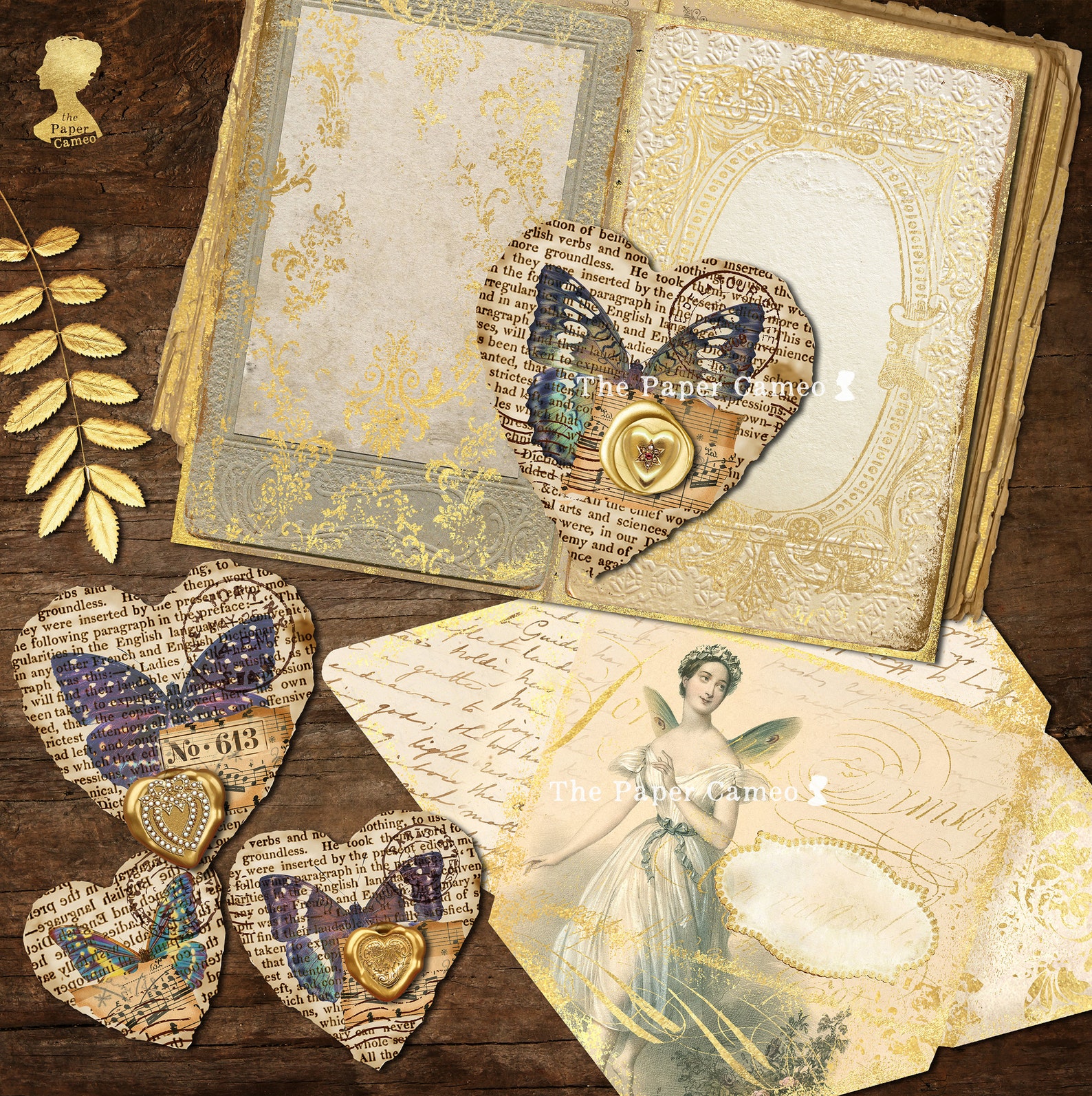 BUTTERFLY Gift Tags Ephemera Printable Digital, Butterfly Printable ...