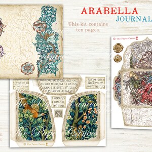 ARABELLA Journal, William Morris Journal Printable, John William ...