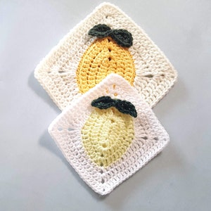 Lemon Square - Crochet Motif