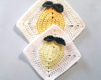 Lemon Square - Crochet Motif