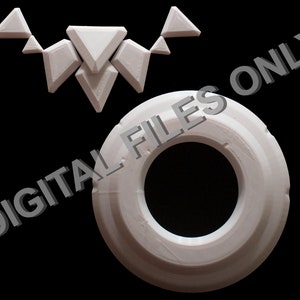 Nightsister Merrin Necklace & Belt STL Files - Digital Only