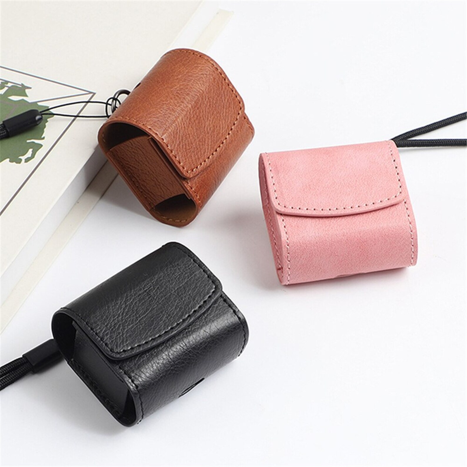 Simple Leather Protective Case for Samsung Galaxy Buds Live / Etsy