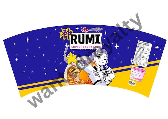 Rumi様 オーダーページ RUMI Kpop Demon Hunters Ramyeon Cups - Digital File - Etsy Denmark