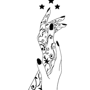 Feyre Hand Tattoo DIGITAL print