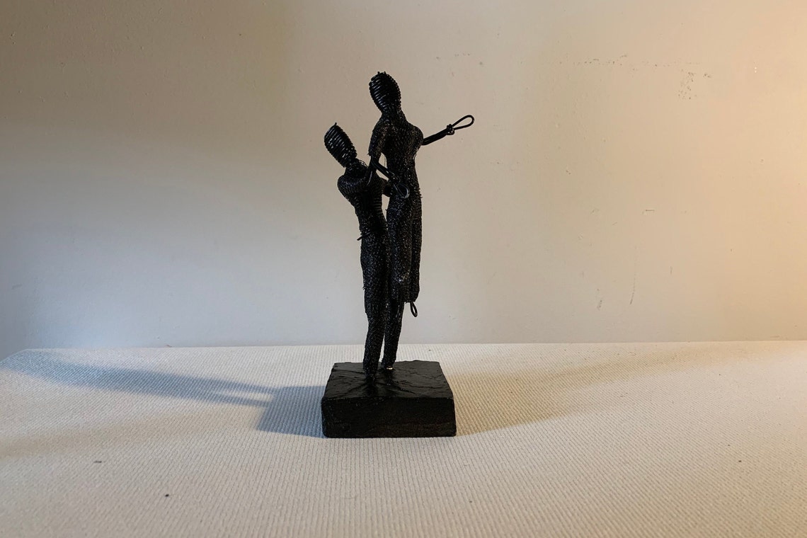 Figurine Dancers Design Love Couple Black Decoration Object Etsy
