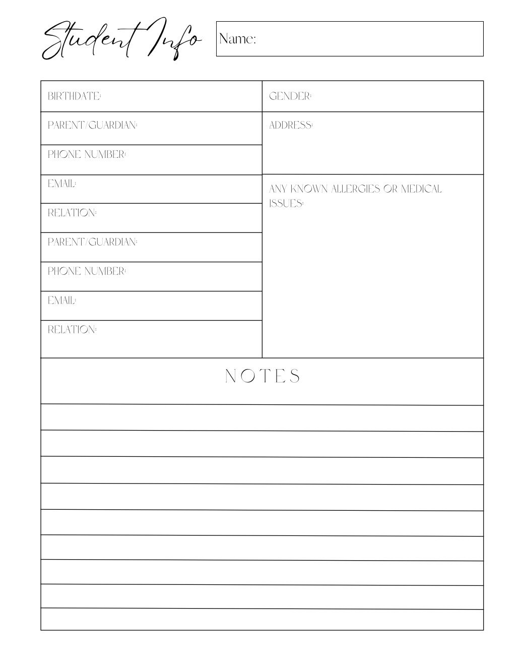 20232024 Digital Teacher Planner Teacher Planner Teacher Etsy