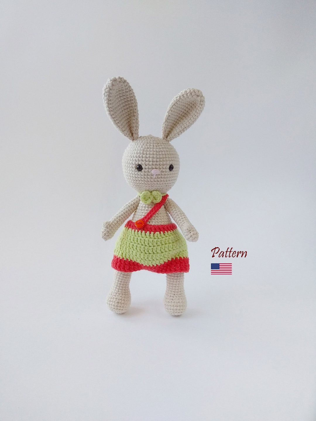 Crochet Boy Rabbit Pattern Amigurumi Crochet Rabbit Boy Pattern Fluffy Bunny Toy Crochet Stuffed ...