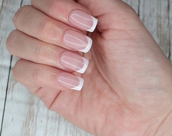 Classic Short Natural French Manicure - 8 base shades now available