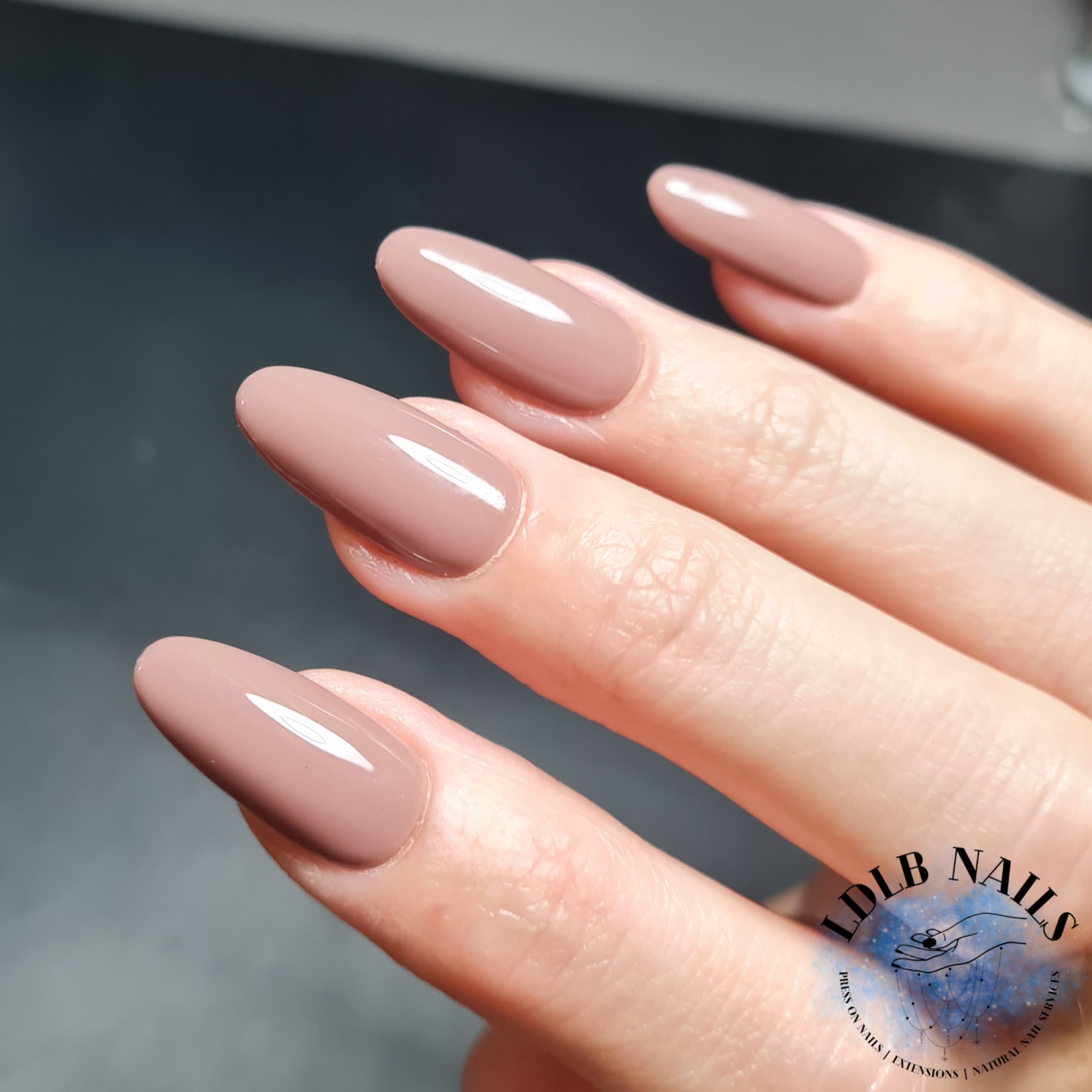 Taupe Nails Etsy UK