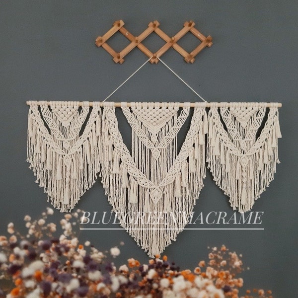 Extra Large Macrame Wall Hanging, Handmade Boho Decor , Luxury Gift for Mom on Mother's Day