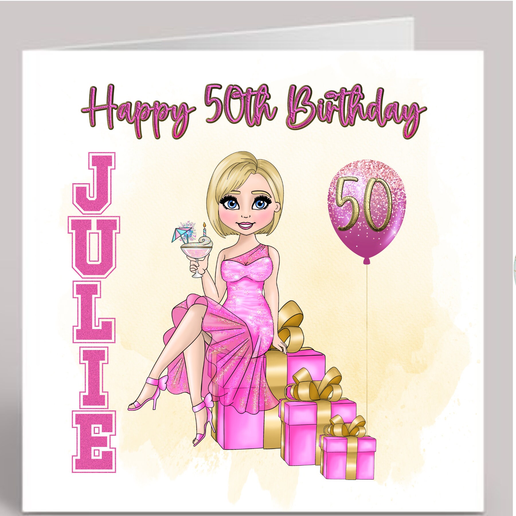 Personalised Sister & Auntie Birthday Card | Handmade Sister In Law Birthday Card | Custom Message Card - Foto 2