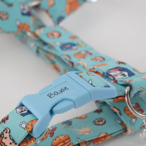 Baxie, adjustable dog harness,  cookies dog harness, classic dog harness, new dog mom gift, own design, custom harness, dog harness boy
