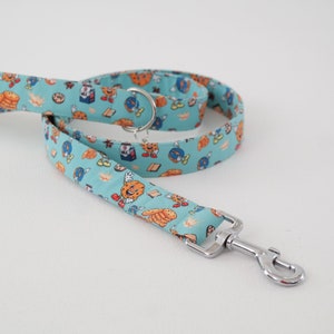BAXIE, cookies dog leash, water resistant dog leash, softshell dog leash, gift for dog, puppy dog leash, cute dog leash, sweet dog leash