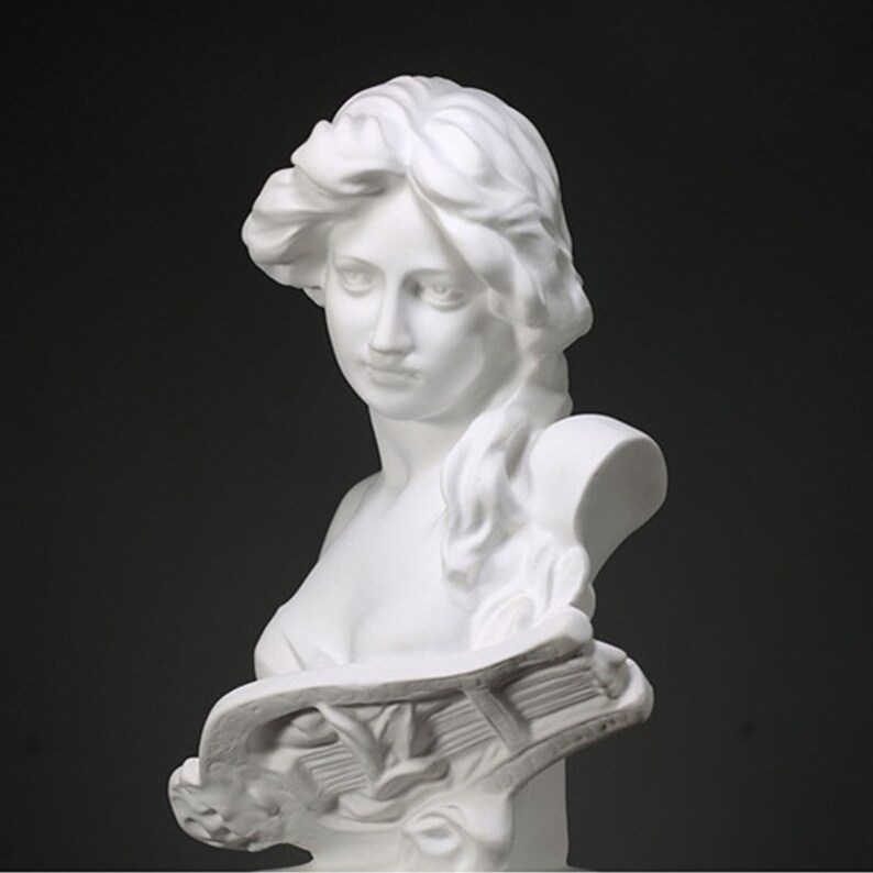 Ancient Greek Mythology Venus Goddess Bust Statue Sculpture Etsy