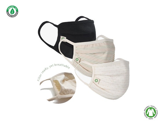 Organic Cotton Face Mask, Lanyards for Kids & Adults