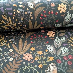 Decorative Gift Wrap | Printed Paper | Fantasy Garden | One Large Sheet | Italian Quality | #4109 |