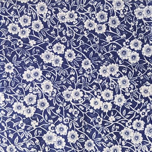 3 Decoupage Paper Napkins | Blue and White Florals | Crafting Tissue |