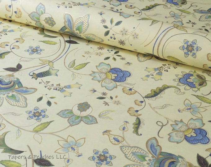 Decorative Paper Vintage Embroidery Florentine Large Sheet Italian
