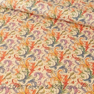 Decorative Gift Wrap | Printed Paper | Fiorentina Fantasia | Large Sheet | Italian Quality | #4070 |