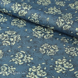 Decorative Gift Wrap | Printed Paper | Bella Rosa Blue | One Large Sheet | Italian Quality