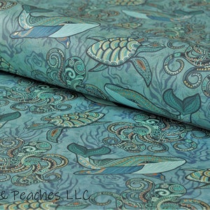 Decorative Gift Wrap | Printed Paper | Ocean Paradise | Single Sheet | Italian Quality | #4046 |