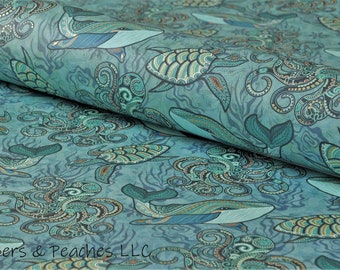 Decorative Gift Wrap | Printed Paper | Ocean Paradise | Single Sheet | Italian Quality | #4046 |