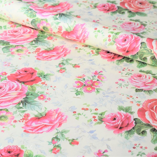 Decorative Gift Wrap | Printed Paper | English Rose | Single Sheet | Italian Quality | #4005 |