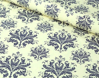Decorative Gift Wrap | Printed Paper | Royal Damask | One Large Sheet | Italian Quality | #5011 |