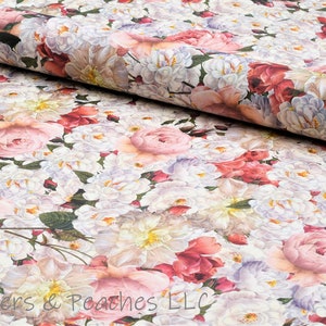 Decorative Gift Wrap | Printed Paper | Rose Garden | One Large Sheet | Italian Quality | #7038 |