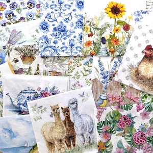 May include: A set of three ceramic nesting bowls in shades of blue, green, and white. The bowls feature a speckled glaze and a simple, modern design. The largest bowl measures approximately 6 inches in diameter.