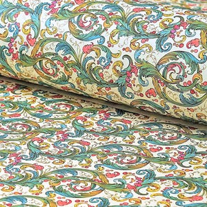 Decorative Gift Wrap | Printed Paper | Giardino Romano | One Large Sheet | Italian Quality | #4051 |