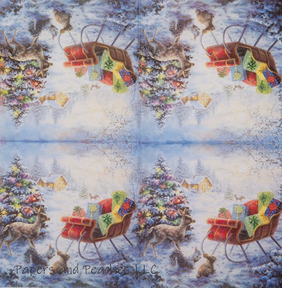 Scrapbooking Craft Supplies & Tools Paper 2 Decoupage Paper Napkins