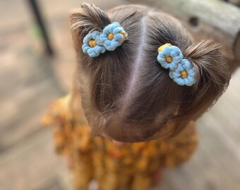 Lazo de pelo con flores