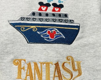 brodé Disney Cruise Line (DCL) | Grand navire et nom du navire