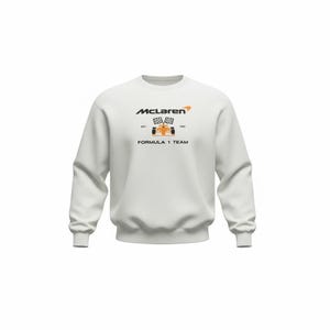 Geborduurd McLaren F1 shirt | Racing-hoody | Baby-T-shirt | Spaghettibandje | Racertanktop | Fan sweater Motorsport Team Apparel Gift afbeelding 5