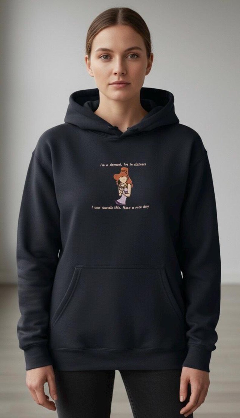 Disney Megara Hercules Embroidered Sweatshirt or Hoodie | Won't Say I'm in Love image 2