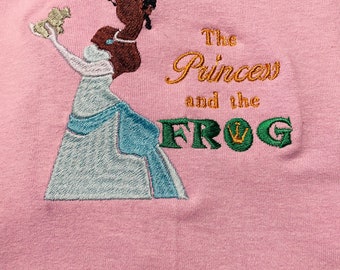 Disney Princess and the Frog Tiana Embroidered Shirt, Sweatshirt or Hoodie
